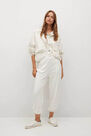 Mango - light beige Elastic waist trousers, Women Mango - light beige Elastic waist trousers, Women