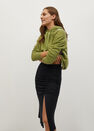 Mango - black Draped pencil skirt Mango - black Draped pencil skirt