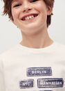 Mango - natural white Organic printed cotton t-shirt Mango - natural white Organic printed cotton t-shirt