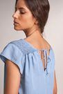 Salsa Jeans - Blue Tunic with cinched shoulders Salsa Jeans - Blue Tunic with cinched shoulders