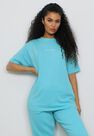 Missguided - Bright Blue Missguided Oversized T Shirt Missguided - Bright Blue Missguided Oversized T Shirt