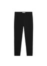 Mango - black Cotton leggings with pleat detail Mango - black Cotton leggings with pleat detail