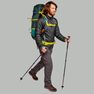 FORCLAZ - Men's mountain trekking zip-off trousers trek100 - dark grey, M FORCLAZ - Men's mountain trekking zip-off trousers trek100 - dark grey, M