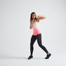DOMYOS - M/L 520 Women's Cardio Fitness Tank Top - /Pale, Multi Colour DOMYOS - M/L 520 Women's Cardio Fitness Tank Top - /Pale, Multi Colour