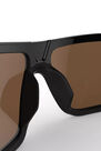 QUECHUA - Category 3 black red mh530 adult hiking sunglasses, Unique Size QUECHUA - Category 3 black red mh530 adult hiking sunglasses, Unique Size