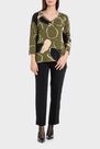 Punt Roma - Khaki printed blouse Punt Roma - Khaki printed blouse