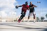 TARMAK - US 7 Adult Puncture-Proof Grippy Basketball R500 - Graffiti. - Black TARMAK - US 7 Adult Puncture-Proof Grippy Basketball R500 - Graffiti. - Black