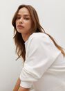 Mango - natural white Basic sweatshirt Mango - natural white Basic sweatshirt