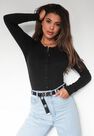 Missguided - Black Black Eyelet Detail Canvas Belt Missguided - Black Black Eyelet Detail Canvas Belt