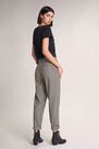 Salsa Jeans - Beige Boyfriend checked paper bag trousers with belt Salsa Jeans - Beige Boyfriend checked paper bag trousers with belt