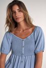 Salsa Jeans - Blue Tencel long dress Salsa Jeans - Blue Tencel long dress