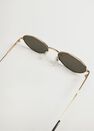 Mango - gold Metallic frame sunglasses, Women Mango - gold Metallic frame sunglasses, Women