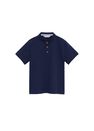 Mango - navy Mao collar polo shirt Mango - navy Mao collar polo shirt