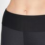 KALENJI - W28 L30 Women's Jogging Tights Run Dry+ - Mottled, Black KALENJI - W28 L30 Women's Jogging Tights Run Dry+ - Mottled, Black