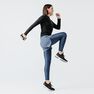KALENJI - Small Women's Running Long-Sleeved T-Shirt Run Sun Protect, Black KALENJI - Small Women's Running Long-Sleeved T-Shirt Run Sun Protect, Black