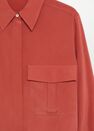 Mango - red 100% silk shirt Mango - red 100% silk shirt