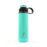 ECO VESSEL - Ecovessel Boulder Trimax Protective Bumper Aqua Breeze Water Bottle 590 ml ECO VESSEL - Ecovessel Boulder Trimax Protective Bumper Aqua Breeze Water Bottle 590 ml