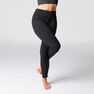 DOMYOS - Dynamic yoga leggings - black DOMYOS - Dynamic yoga leggings - black