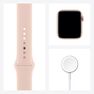 APPLE - Apple Watch Series 6 GPS 40mm Gold Aluminium Case with Pink Sand Sport Band APPLE - Apple Watch Series 6 GPS 40mm Gold Aluminium Case with Pink Sand Sport Band