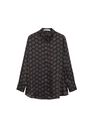 Mango - black Printed flowy shirt Mango - black Printed flowy shirt