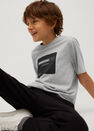 Mango - medium grey Organic cotton printed t-shirt Mango - medium grey Organic cotton printed t-shirt