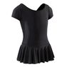 DOMYOS - 4-5 Years Girls' Ballet Skirted Leotard, Black DOMYOS - 4-5 Years Girls' Ballet Skirted Leotard, Black