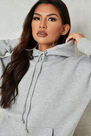 Missguided - Grey Oversized Basic Hoodie Missguided - Grey Oversized Basic Hoodie
