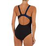NABAIJI - Small Kamiye PLUM women's chlorine resistant one-piece swimsuit, Black NABAIJI - Small Kamiye PLUM women's chlorine resistant one-piece swimsuit, Black