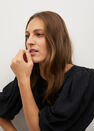 Mango - black Gathered details dress Mango - black Gathered details dress