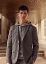 Mango - grey Slim-fit technical suit jacket Mango - grey Slim-fit technical suit jacket