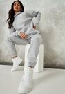 Missguided - Grey Grey Marl Oversized 90S Joggers Missguided - Grey Grey Marl Oversized 90S Joggers