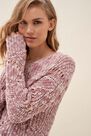 Salsa Jeans - Pink Knitted sweater with detail Salsa Jeans - Pink Knitted sweater with detail