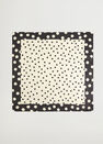Mango - Natural White Polka-Dot Print Scarf Mango - Natural White Polka-Dot Print Scarf
