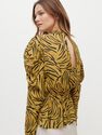 Reserved - Patterned blouse with puff sleeves - Multicolor Reserved - Patterned blouse with puff sleeves - Multicolor