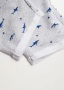 Mango - medium grey Printed organic cotton bermuda shorts Mango - medium grey Printed organic cotton bermuda shorts