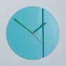 BLOCK - Block Origami Wall Clock Pleat Fold Blue BLOCK - Block Origami Wall Clock Pleat Fold Blue