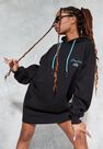 Missguided - Black Sean John X Missguided Black Balloon Sleeve Oversized Hoodie Dress Missguided - Black Sean John X Missguided Black Balloon Sleeve Oversized Hoodie Dress