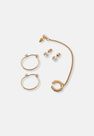 Missguided - Gold Look Draped Ear Party Set, Women Missguided - Gold Look Draped Ear Party Set, Women