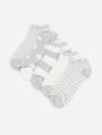 Reserved - Kids’ Patterned Ankle Socks 5 Pack- Light Grey Reserved - Kids’ Patterned Ankle Socks 5 Pack- Light Grey