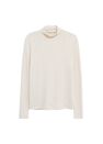 Mango - natural white Ribbed long-sleeved t-shirt Mango - natural white Ribbed long-sleeved t-shirt
