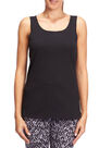 NYAMBA - 100 Women's gentle gym pilates tank top - black, S NYAMBA - 100 Women's gentle gym pilates tank top - black, S