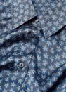 Mango - medium blue Satin print shirt Mango - medium blue Satin print shirt