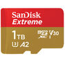 SANDISK - Sandisk Extreme micro SDXC 1TB + SD Adapter + Rescue Pro Deluxe 160mb/s A2 C10 V30 UHS-I U3 SANDISK - Sandisk Extreme micro SDXC 1TB + SD Adapter + Rescue Pro Deluxe 160mb/s A2 C10 V30 UHS-I U3