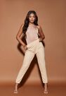 Missguided - Nude Camel Slinky Racer Neck Vest Top Missguided - Nude Camel Slinky Racer Neck Vest Top