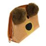 BLUEPRINT COLLECTIONS - Happy Zoo Brown Bear Dome Pencil Case BLUEPRINT COLLECTIONS - Happy Zoo Brown Bear Dome Pencil Case