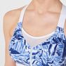 KALENJI - XS AB Comfort Running Bra Camo - Light Blue KALENJI - XS AB Comfort Running Bra Camo - Light Blue