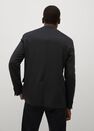 Mango - navy Slim-fit cotton suit jacket, Men Mango - navy Slim-fit cotton suit jacket, Men