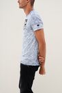 Salsa Jeans - Grey Textured Crew Neck T-Shirt Salsa Jeans - Grey Textured Crew Neck T-Shirt