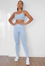 Missguided - Blue Seamless Missguided Highwaisted Gym Leggings Missguided - Blue Seamless Missguided Highwaisted Gym Leggings