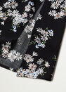 Mango - Black Flowy Printed Dress, Women Mango - Black Flowy Printed Dress, Women